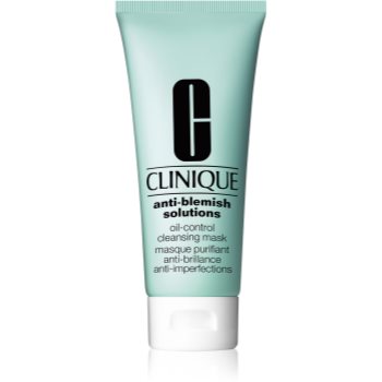 Clinique Anti-Blemish Solutions™ Oil-Control Cleansing Mask masca pentru ten gras și mixt - imagine 2